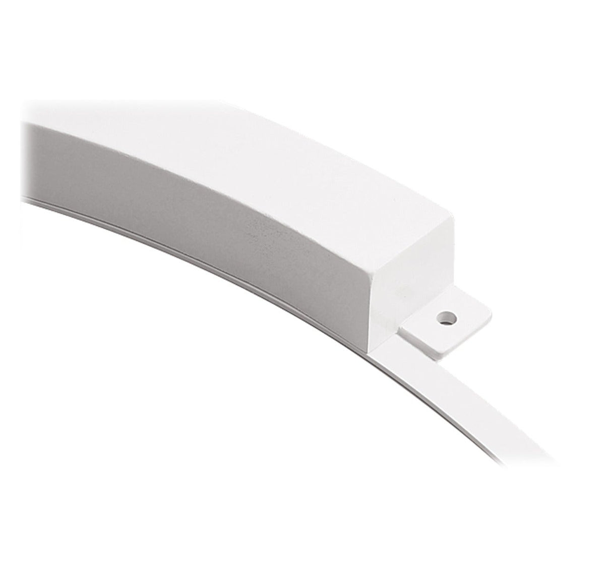 Gill aluminum shot put toeboard mounted on a surface mount shot circle
