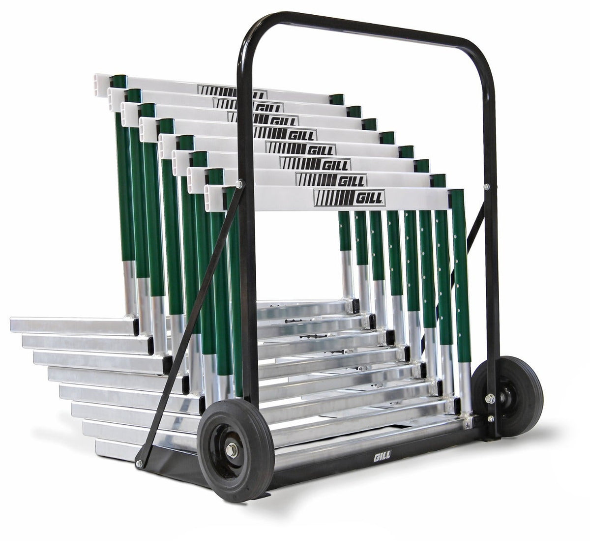 Gill hurdle porter loaded with hurdles