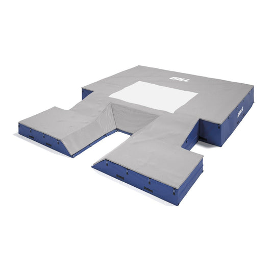 Gill G6 pole vault landing system with top pad