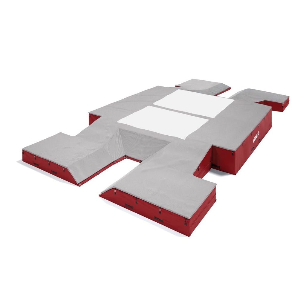 Gill G6 double front pole vault landing system