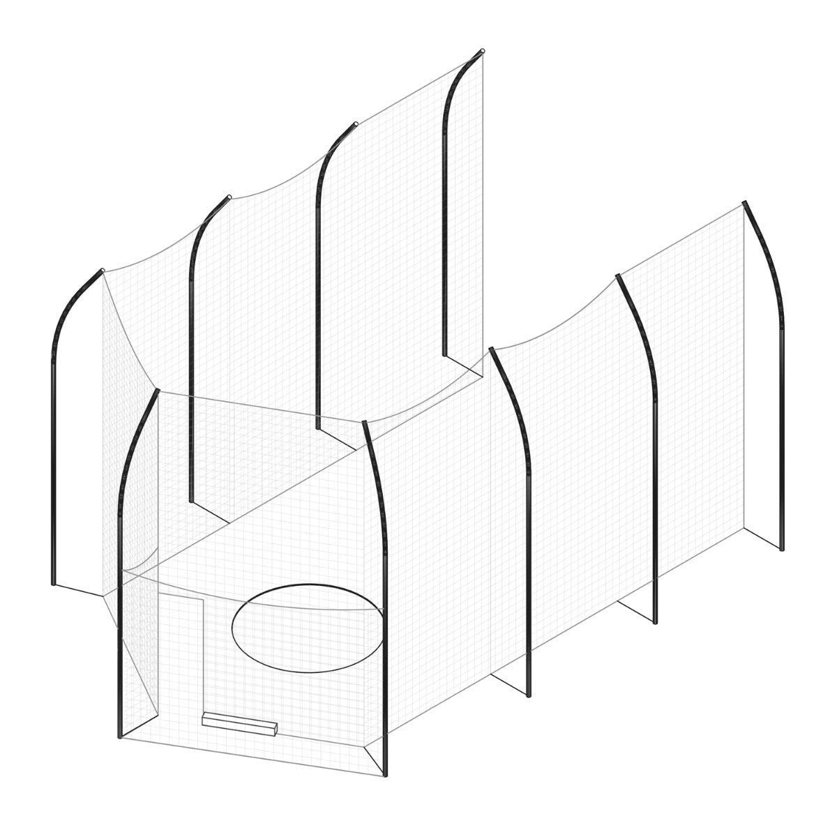 Gill World Athletics discus cage