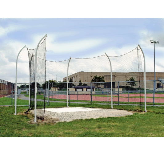 Gill high school steel discus cage