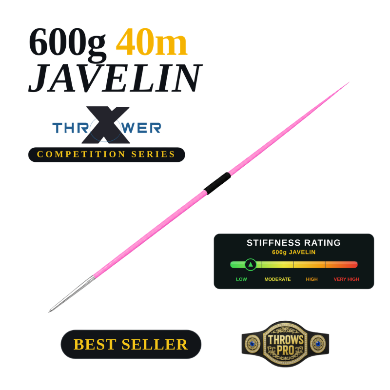 Pink Thrower X 600g 40m beginner javelin
