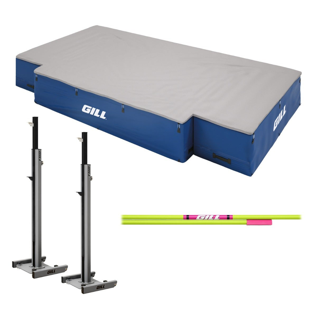 Gill G1 high jump value pack with pit and standards